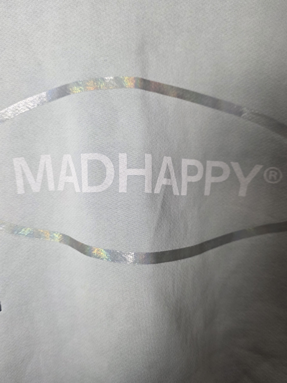 Madhappy Heritage Fleece Crewneck Sweatshirt XL Mint Green Oversized - Picture 2 of 7